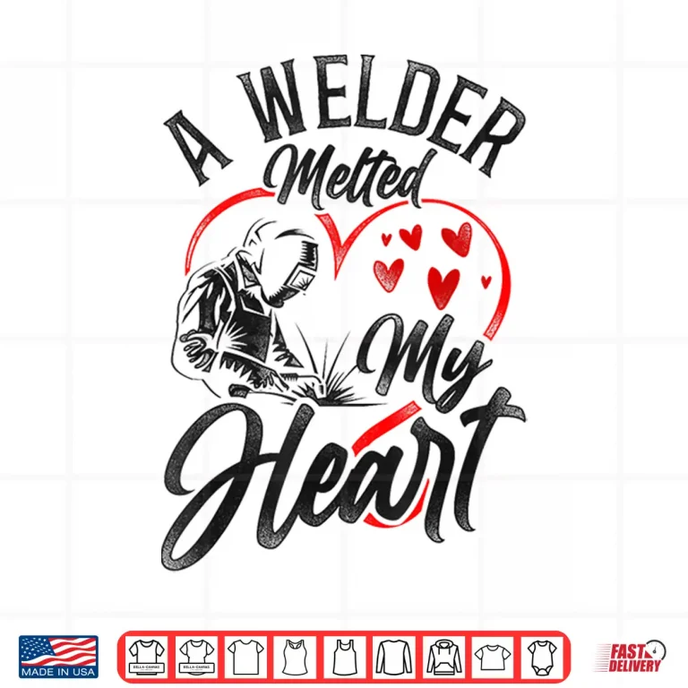 Design Valentines Day Welder Welding Vintage Shirt