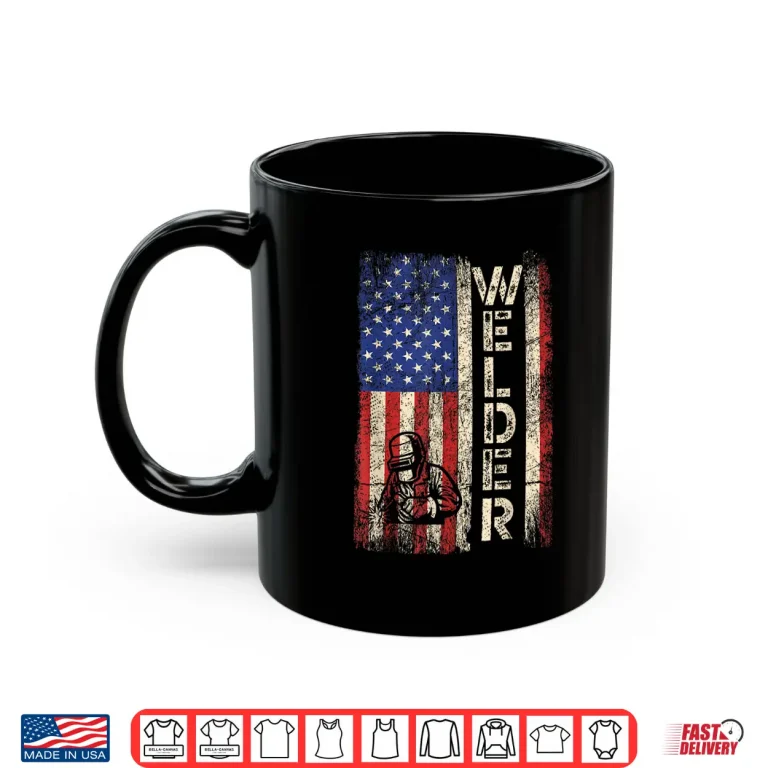 Mug USA American Flag Welder Welding Vintage Shirt
