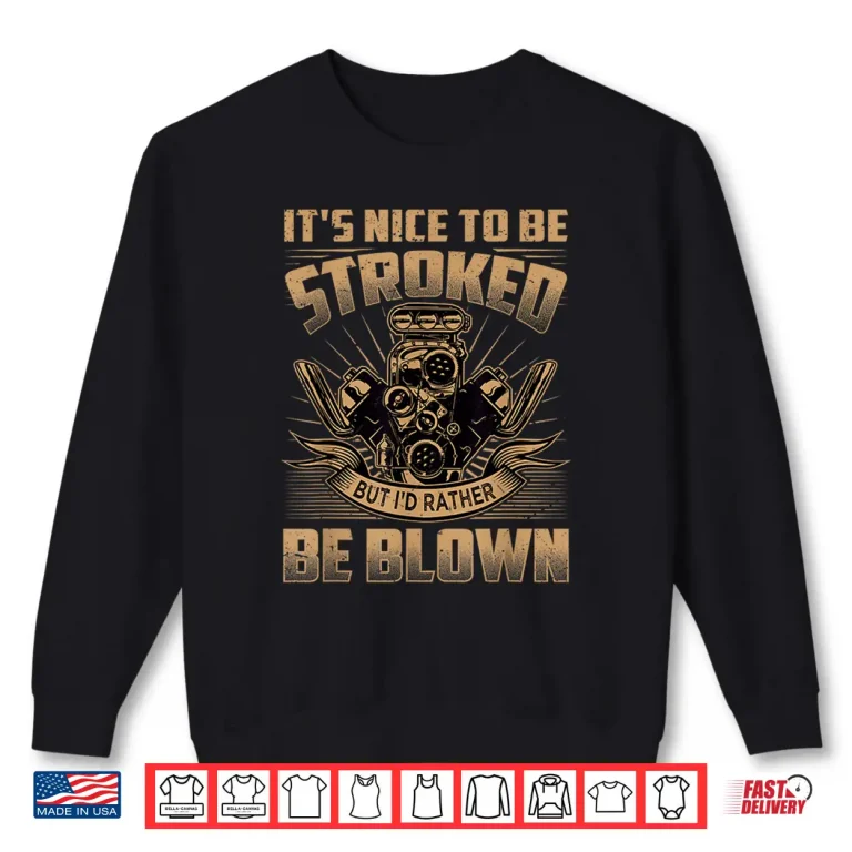Sweatshirt Engine Power Performance Mechanic Shirt