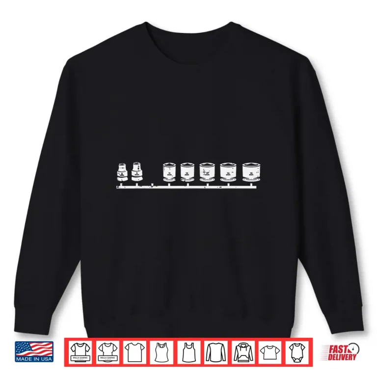 Sweatshirt Missing 10Mm Socket Garage Car Auto Mechanic Shirt