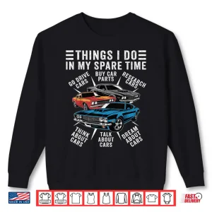 Sweatshirt Spare Time Muscle Car Graphic Car Enthusiast Shirt