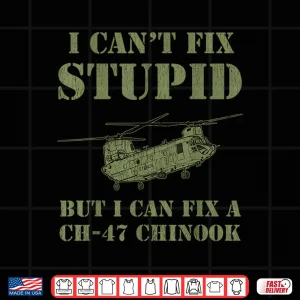 Design Retired Veteran Chinook Helicopter Mechanic Shirt