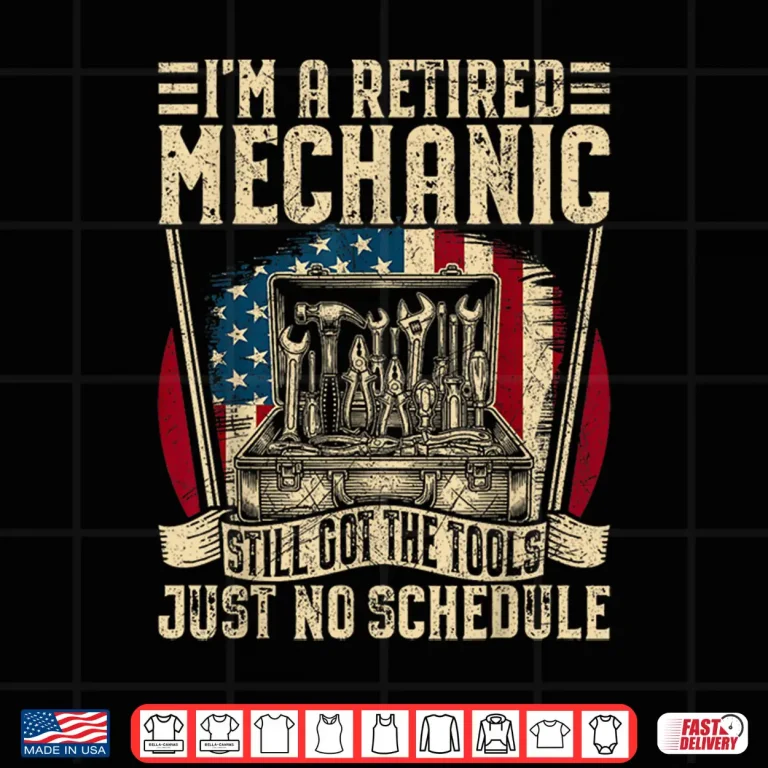 Design Tool Retirement Car Mechanic Shirt