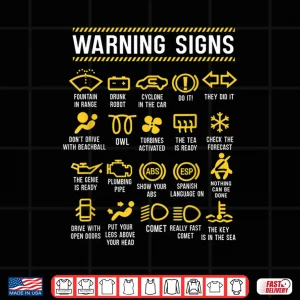 Design Warning Signs 101 Car Mechanic Shirt