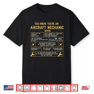 Airplane Maintenance Aircraft Mechanic Shirt