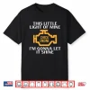 Check Engine Light Shine Auto Garage Mechanic Shirt