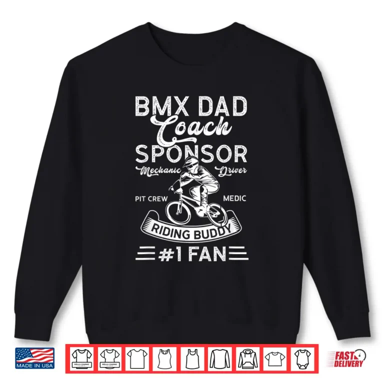 Sweatshirt Coach Sponsor Driver Bmx Shirt