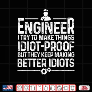Design Engineer Gift Engineering Mechanic Cool Shirt