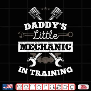 Design Little In Training Auto Repairman Mechanic Shirt