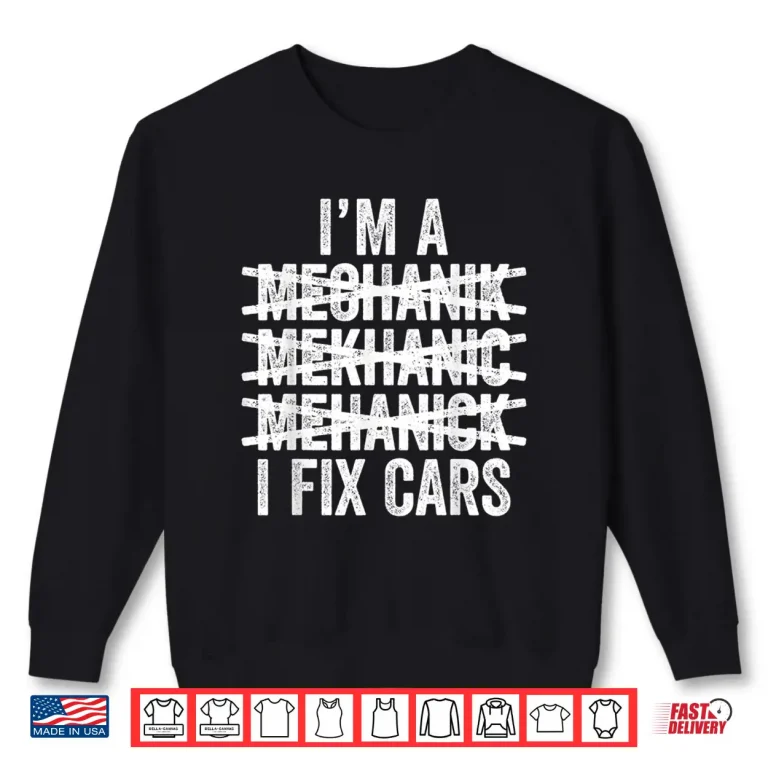 Sweatshirt Professional Repair Service Mechanic Shirt