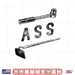 Design Wrench Rachet Tools Distressed Mechanic Gardener Shirt