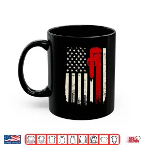 Mug American Plumber Flag 4th of July Plumbing Shirt 1