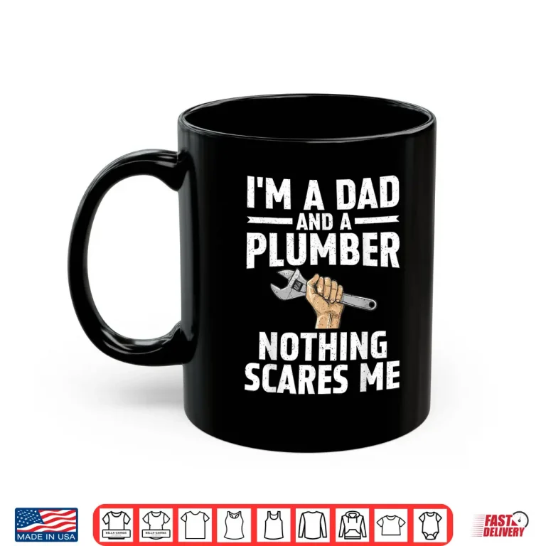 Mug Cool Plumber Art Plumbing Gag Pipefitter Plumber Shirt 1