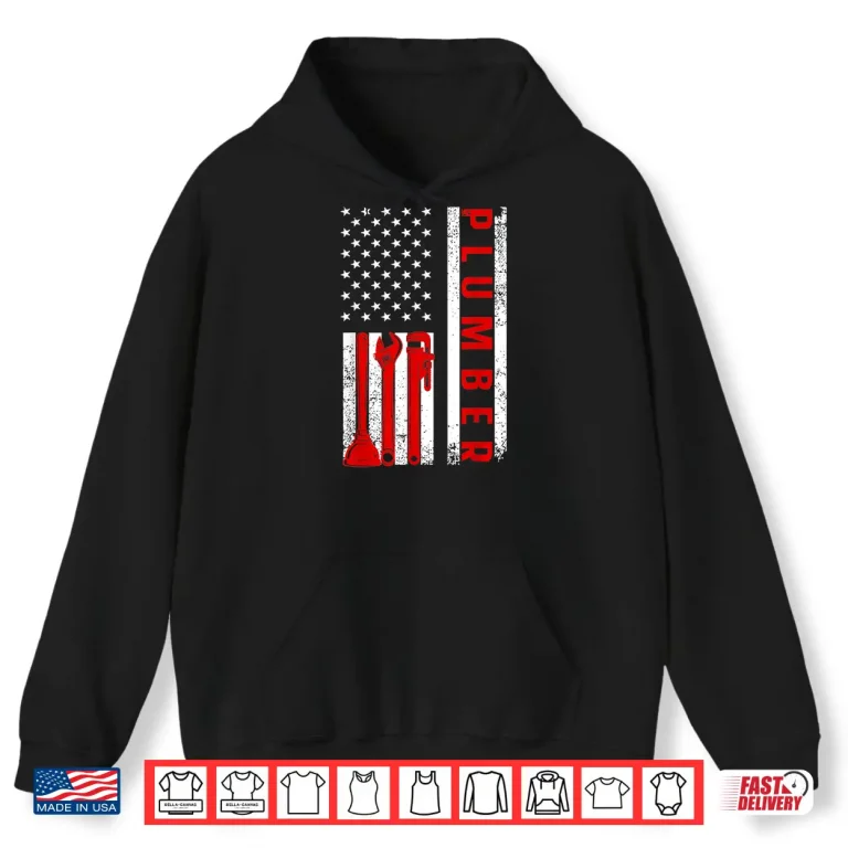 Hoodie Funny Plumbing Design Master Plumber Handyman Shirt 1