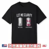 Hilarious Plumber Parent Joke Clarify Hot Water Heater Plumbing Shirt