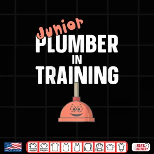 Design Junior Plumber in Training Plumbing Child Shirt 1