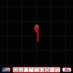 Design Plumber Tool Gift Shirt Pipefitter Pipe Wrench Plumbing 1