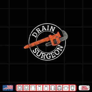 Design Funny Plumber Plumbing Wrench Shirt