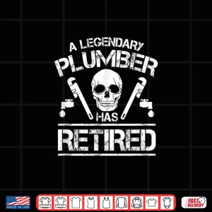 Design Retired Plumber Shirt Plumbing Retirement Party Gift Shirt