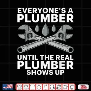 Design Funny Plumber Pipefitter Steamfitter Shirt