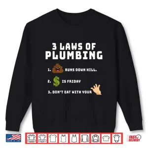 Sweatshirt Funny Plumbing Fake Plumber Crack Plumber Gift Shirt