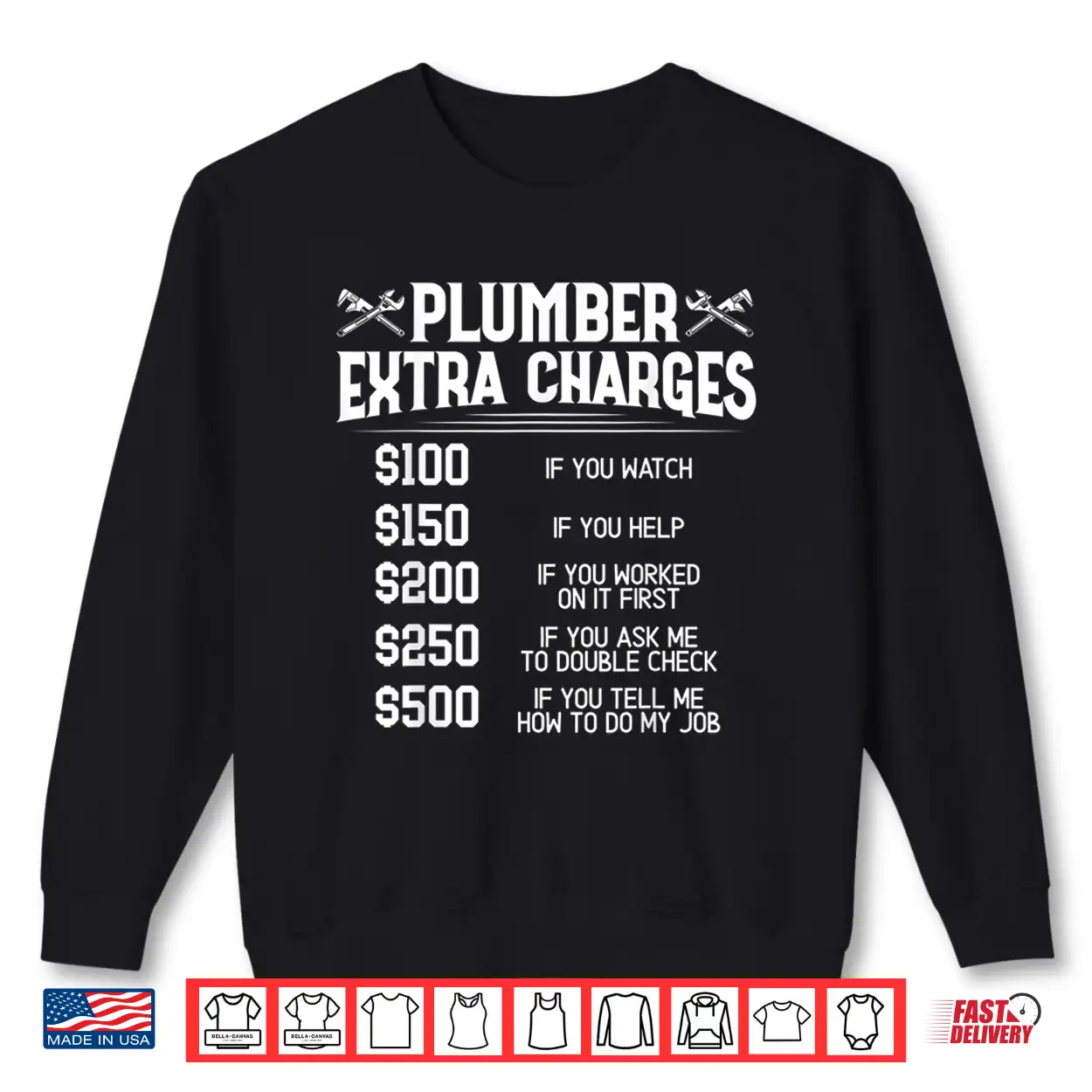Plumber Extra Charges Plumbing Pipefitter Drain Surgeon Gift Shirt Plumber Extra Charges Plumbing Pipefitter Drain Surgeon Gift Shirt