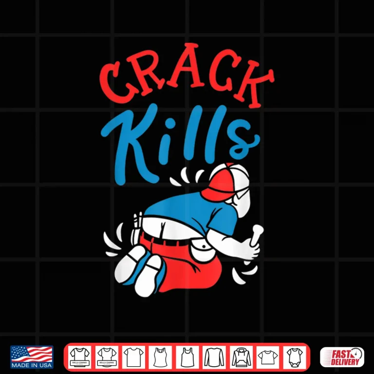 Design Crack Kills Funny Plumber Shirt