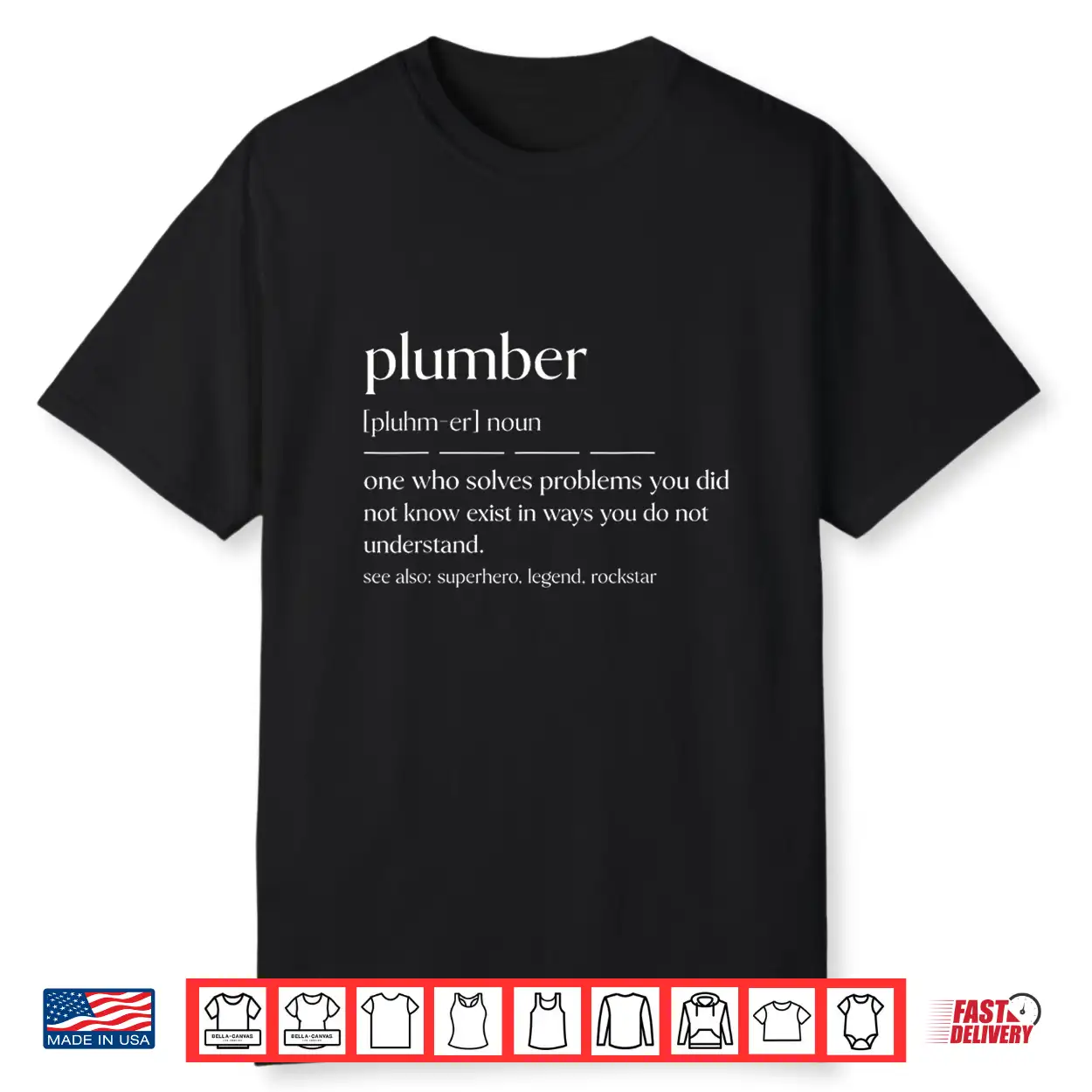 Funny Plumber Noun Shirt Funny Plumber Noun Shirt