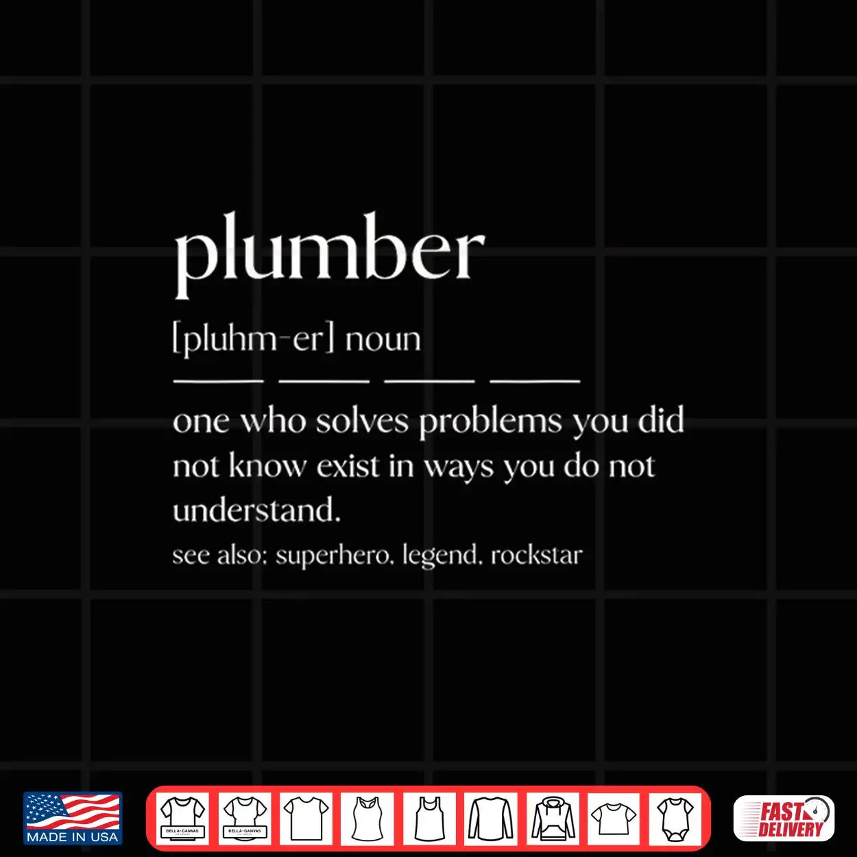 Funny Plumber Noun Shirt Funny Plumber Noun Shirt