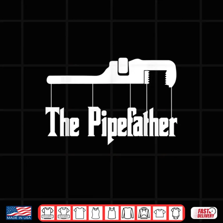 Design Funny Plumber Pipefather Heating Construction Craftsman Shirt