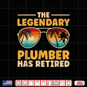 Design Retired Plumber Retirement Shirt