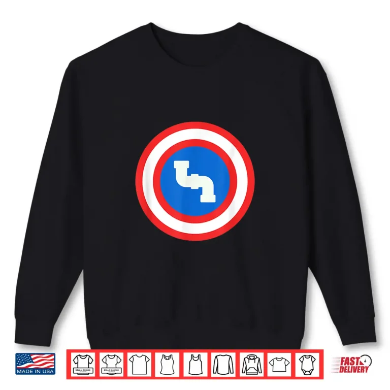 Sweatshirt Captain Pipe Plumber Plumbing Gift Shirt