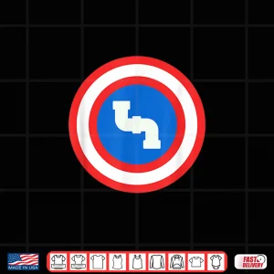 Design Captain Pipe Plumber Plumbing Gift Shirt