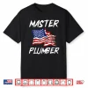 Patriotic Master Plumber Us Flag Plumbing Expert Shirt