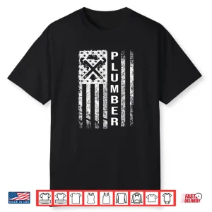 Plumber Flag Gift For Plumber Plumbing Outfit Shirt