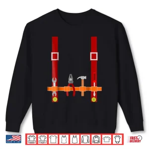 Sweatshirt Plumber Costume Halloween Fancy Dress Up Shirt