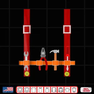 Design Plumber Costume Halloween Fancy Dress Up Shirt