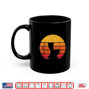 Mug Toilet Bowl Plumber Pipefitter Plumbing Retro Sunset Shirt