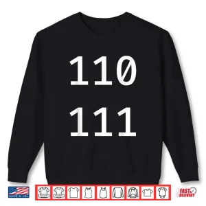 Sweatshirt 67 Meme Programmer Coder Binary Code Funny Computer Science Shirt