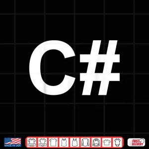 C Sharp Coder C# Shirt 4 Design C Sharp Coder C Shirt