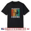 Coding Retro Code Vintage Programmer Developer Funny Coder Shirt
