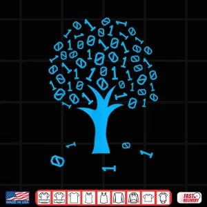 Design Funny Binary Tree Computer Science Lovers Coding Nerd Gift Shirt