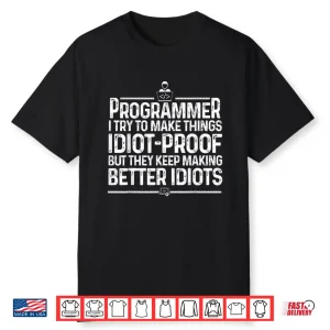 Funny Programmer Art Men Women Computer Coder Programming Shirt