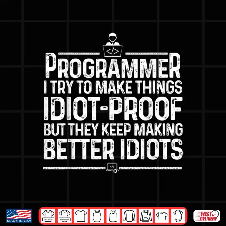 Design Funny Programmer Art Men Women Computer Coder Programming Shirt