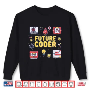 Funny Future Coder Boy Girl Teen Student Coding Shirt