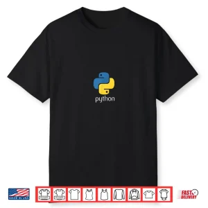 Python Programmer Shirt Computer Developers Tee Shirt