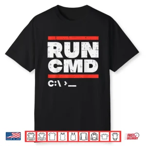 Run Cmd System Administrator Programmer Sysadmin Men Women Shirt
