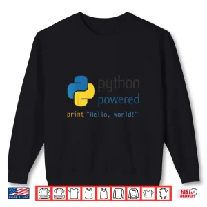 Sweatshirt Python Programmer Tee Computer Developers Shirt
