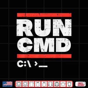 Design Run Cmd System Administrator Programmer Sysadmin Men Women Shirt