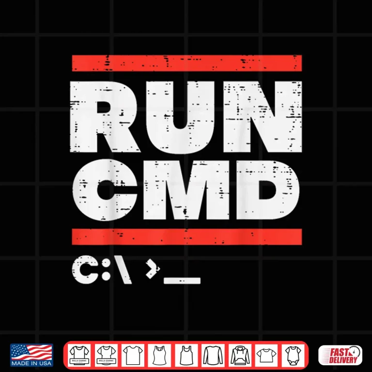 Design Run Cmd System Administrator Programmer Sysadmin Men Women Shirt